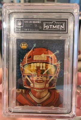 The Case Hitmen - Sure Lock Mahomes - 1 Of 1 Gold Rush Variation 