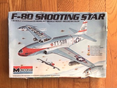 REVELL F-80 SHOOTING STAR Model Kit 1/48 scale #5428 ( no decals )