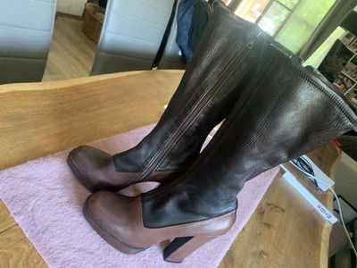 Damen Stiefel Plateau Von Prada Gr. 40 1/2
