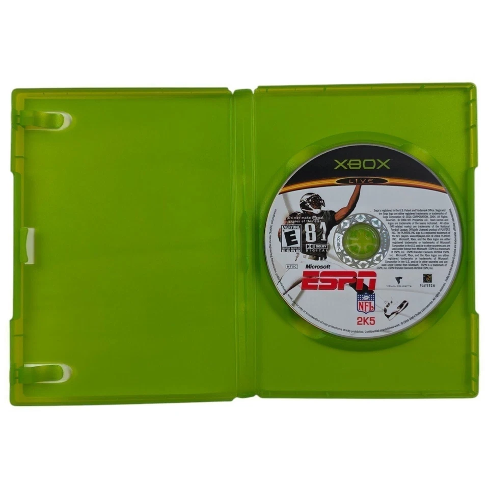 NFL Head Coach, ESPN NFL 2K5, ESPN College Hoops 2K5, NHL 2K6 Xbox Game Lot of 5 - Image 4 of 4