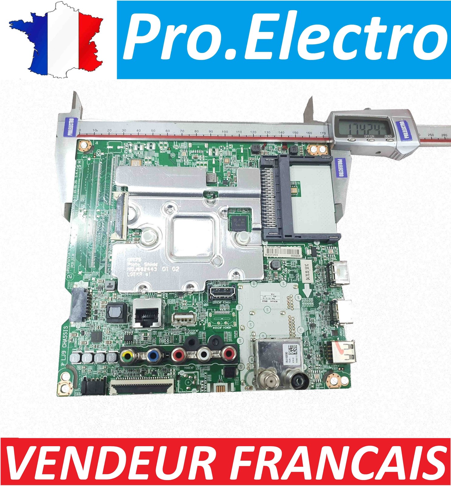 Pièce rechange TV LG 60UM7100PLB avec carte mère EBT66131303