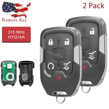 2 For 2018 2019 2020 2021 GMC Terrain 5B Keyless Smart Remote Key Fob HYQ1AA