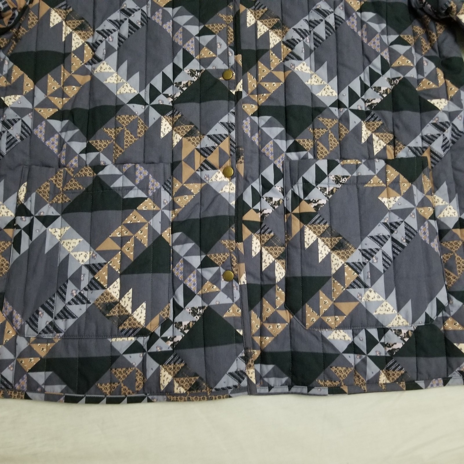 Universal Thread Jacket Womens 2XL Patchwork Quil… - image 5