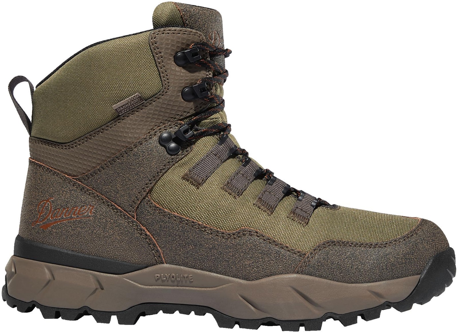 Danner Vital Trail Waterproof Hiking Boots for Men, Brown/Ol