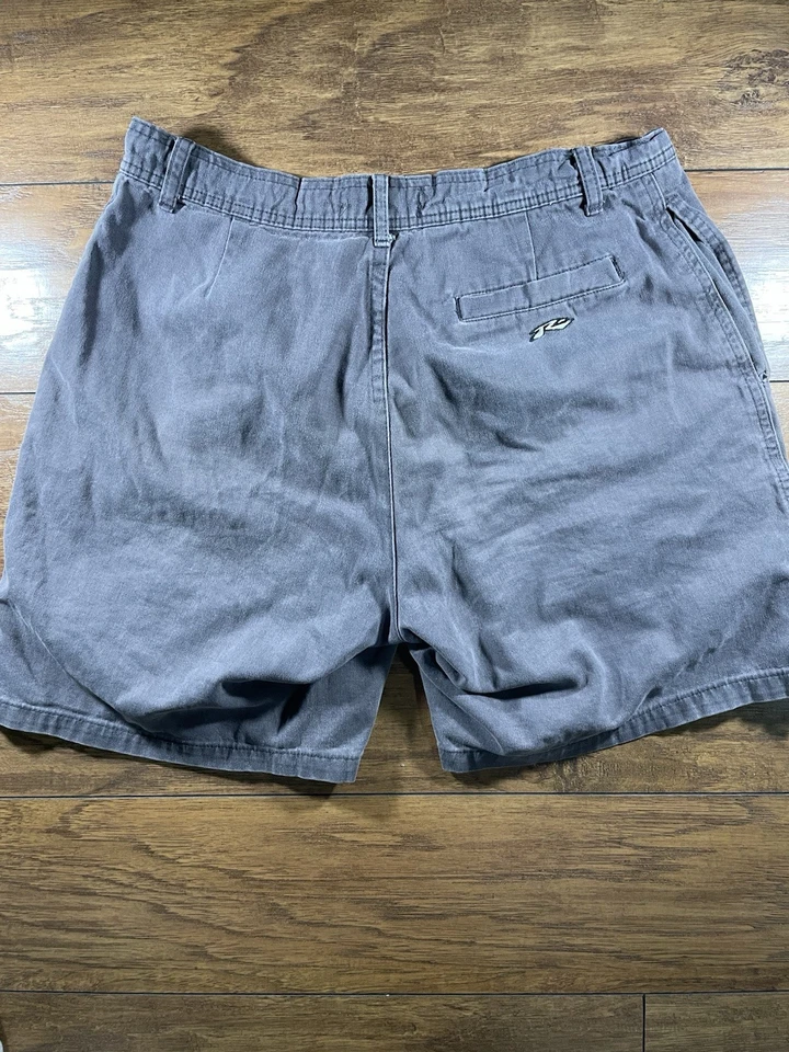 Pantalones Cortos de Skate Vintage Años 90 Oxidados 33 Gris Ancho Sueltos Y2K Foto 4 de 4