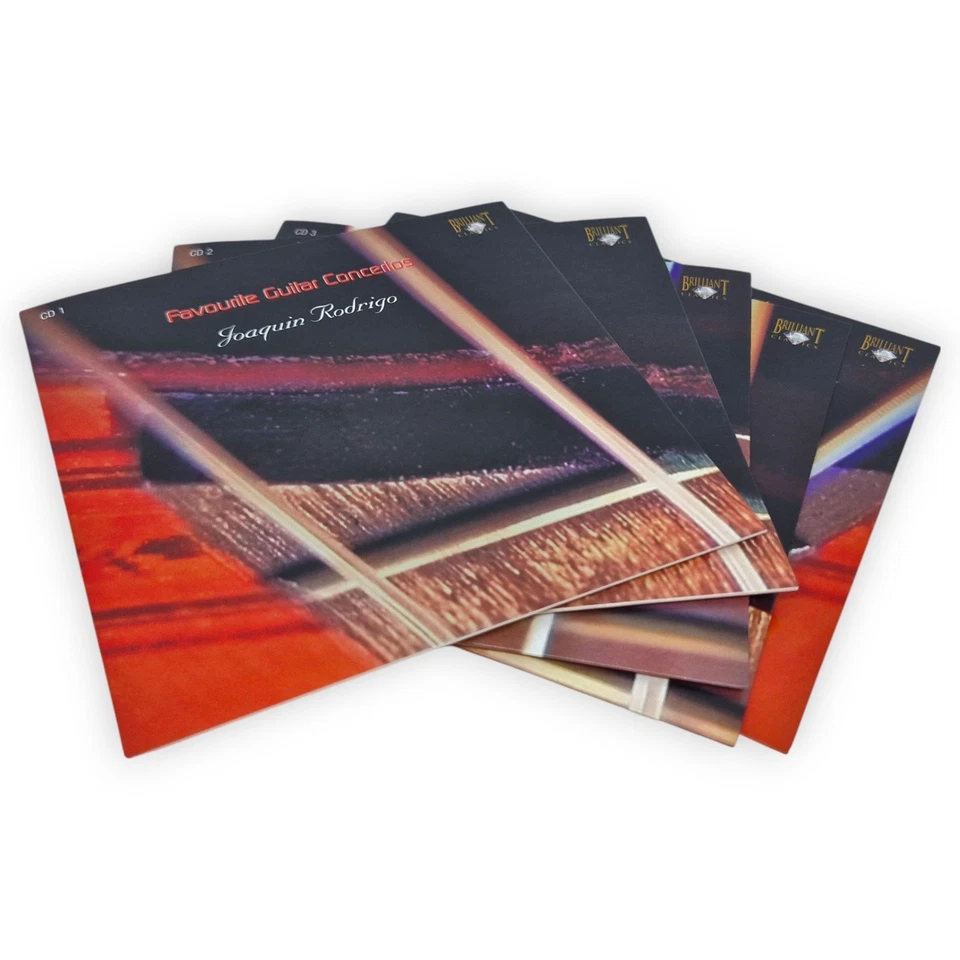 Favourite Guitar Concertos 5 CD Box Rodrigo Guilani Vivaldi Carulli Castelnuovo - Bild 3 von 4