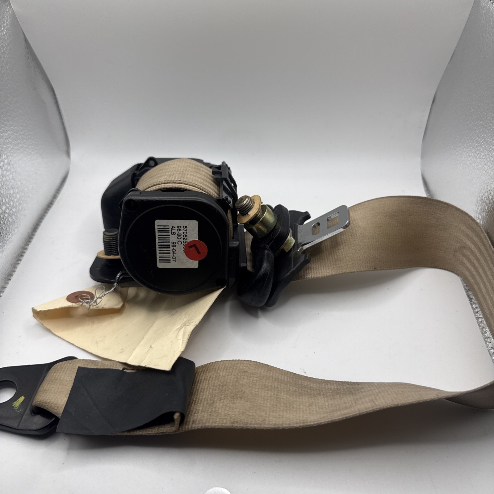 Bentley Arnage 1999-2004 Rear Left Seat belt Beige