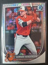 Gunnar Henderson 2025 Bowman Chrome Mega Box Mojo Refractor #2 Orioles 