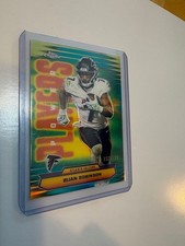 2025 Topps Chrome Power Players Aqua Refractor Bijan Robinson #'rd 152/199 - Atl