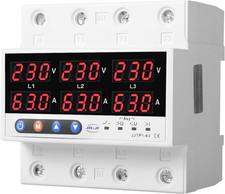 Stabilizzatore Di Tensione 220V Trifase, Protezioni Di Sovratensione Voltmetro A