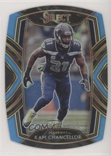 2020 Panini Select Club Level Light Blue Prizm Die-Cut Kam Chancellor #230 06y2