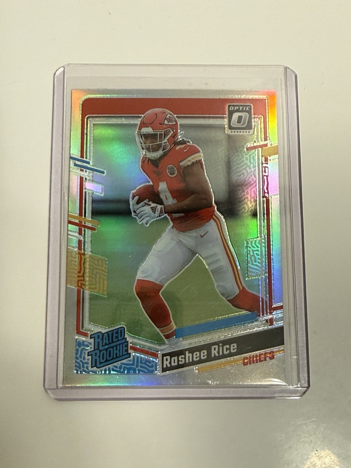 2023 Panini Donruss Optic - Rated Rookie Rashee Rice #257 Holo Prizm (RC)