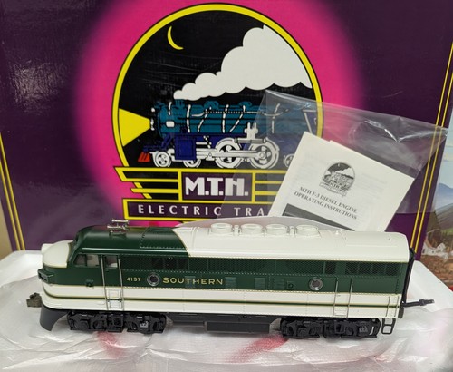 MTH O SOUTHERN F3 ABA DIESEL SET 20-2177-1 PROTO - Picture 3 of 5