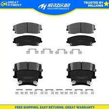 RWD FRONT and REAR Ceramic Brake Pads for Chrysler 300 Challenger Charger Magnum