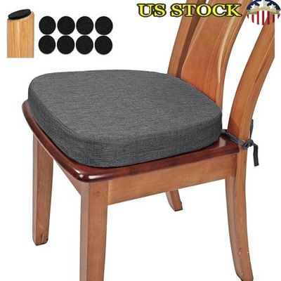 U-Shape Seat Cushion High Density Foam Furniture Pad W/ Anti Slip Felt Pads New