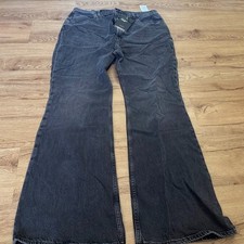 NWT Levi  s 70s High Rise Flare Leg Jeans Black Size W34 L32 Premium Big E