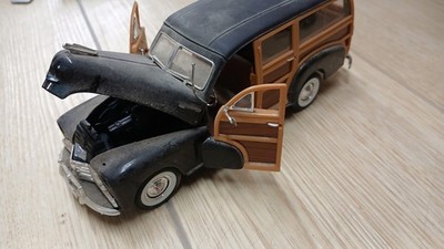 Welly 1948 Chevrolet Fleetmaster Woody Wagon Brown Diecast  #22083*** #HAC-37
