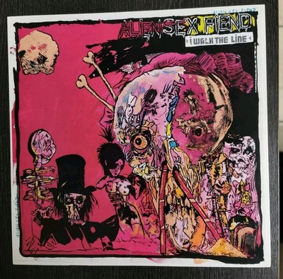 Alien Sex Fiend  I WALK THE LINE  -  12'' Maxi Rebel Rec. RE 0025 Germany 1986