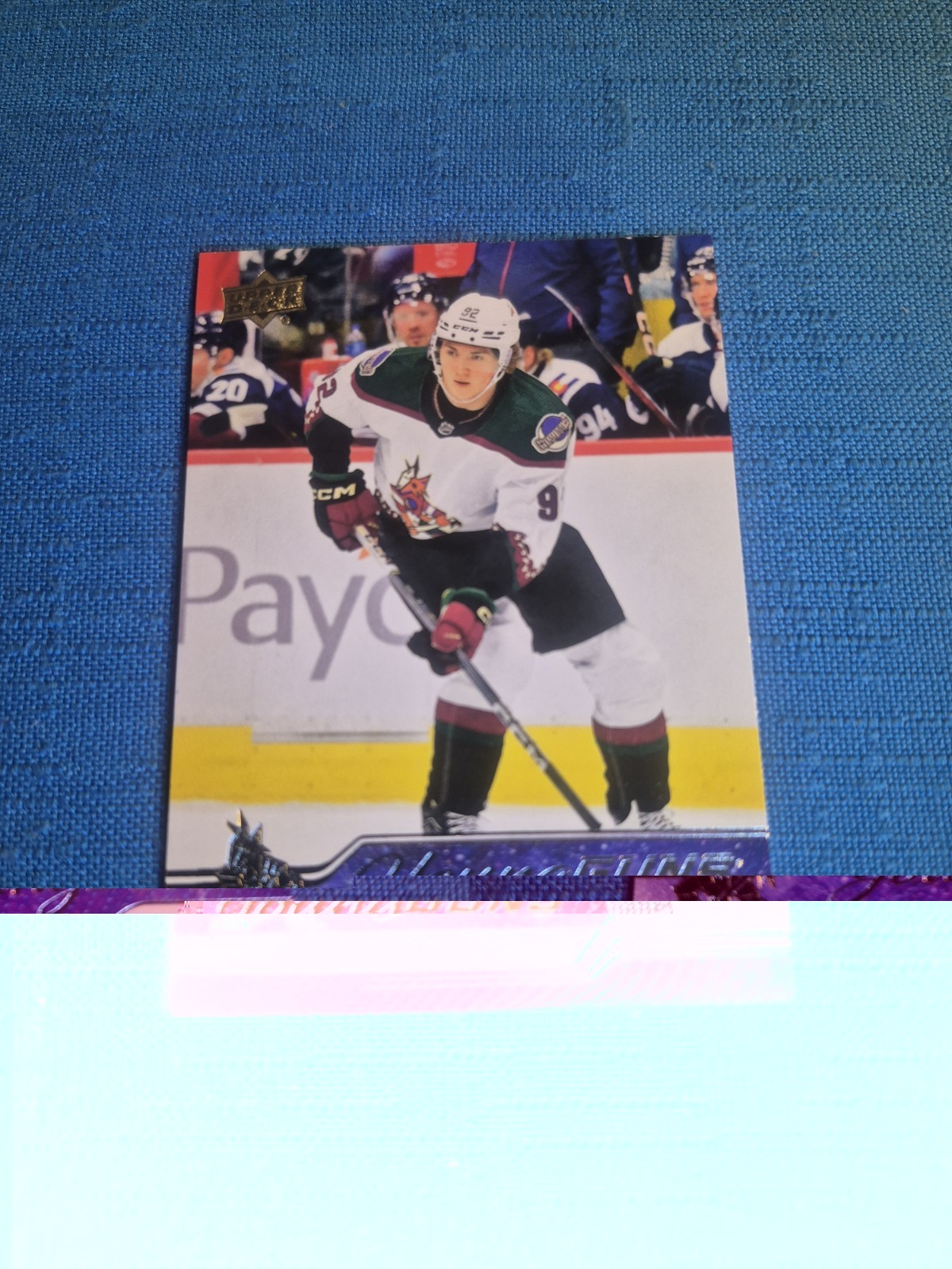 2023-24 Logan Cooley Upper Deck Young Guns #701 Utah Mammoth NHL Hockey