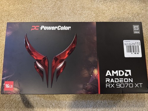 PowerColor AMD Radeon RX 9070 XT Red Devil 16GB GDDR6 Overclocked Graphics Card - Afbeelding 4 van 5