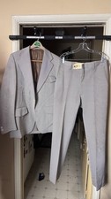 Vintange Men's Suit Set 2pc 1970E Size L