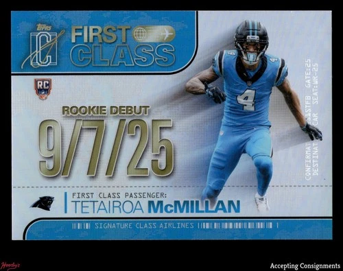 2025 Topps Signature Tetairoa McMillan Base (RAW)