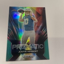 2023 Panini Prizm Justin Herbert Prizmatic Green Prizm #11 Chargers