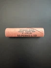 Roll Of 1957 D BU Uncirculated Old Bank Wrap Lincoln Wheat Penny Cent 1C