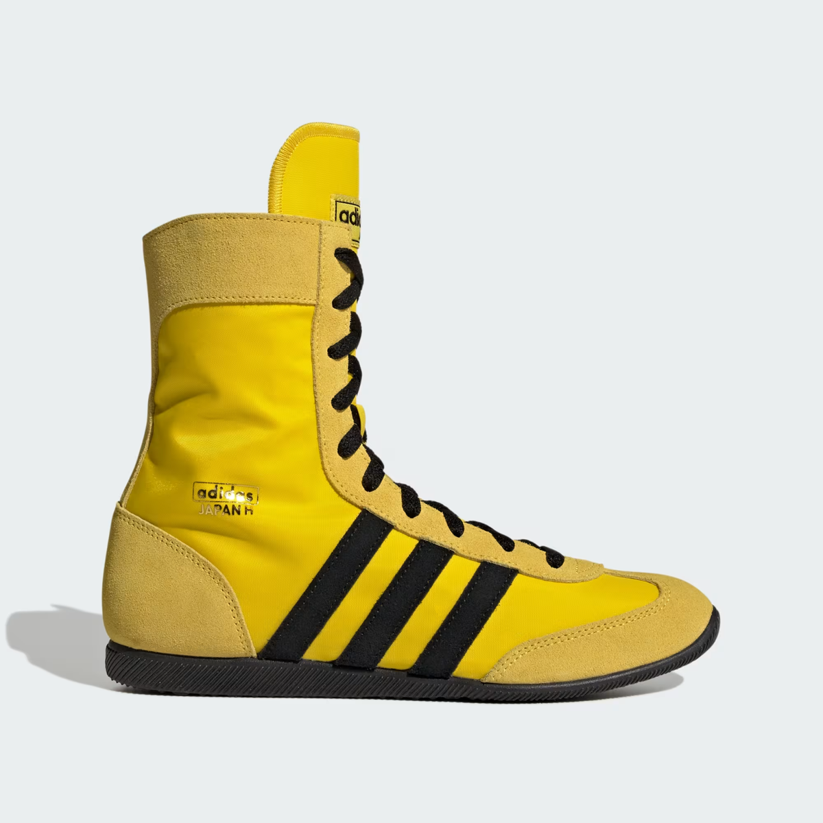 Adidas Originals Japan H Shoes in Yellow/Core Black/Gold Metallic
