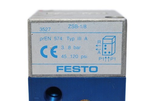 ELETTROVALVOLA FESTO ZSB-1/8 3527 - Foto 2 di 5