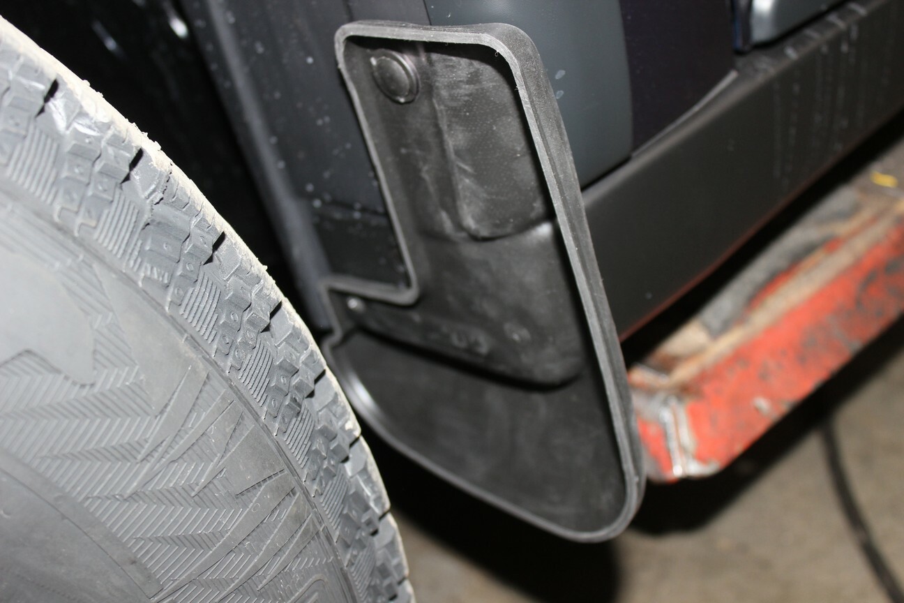 FROSCH Schmutzfänger Spritzschutz Für JEEP Wrangler - 2-teilig Schwarz