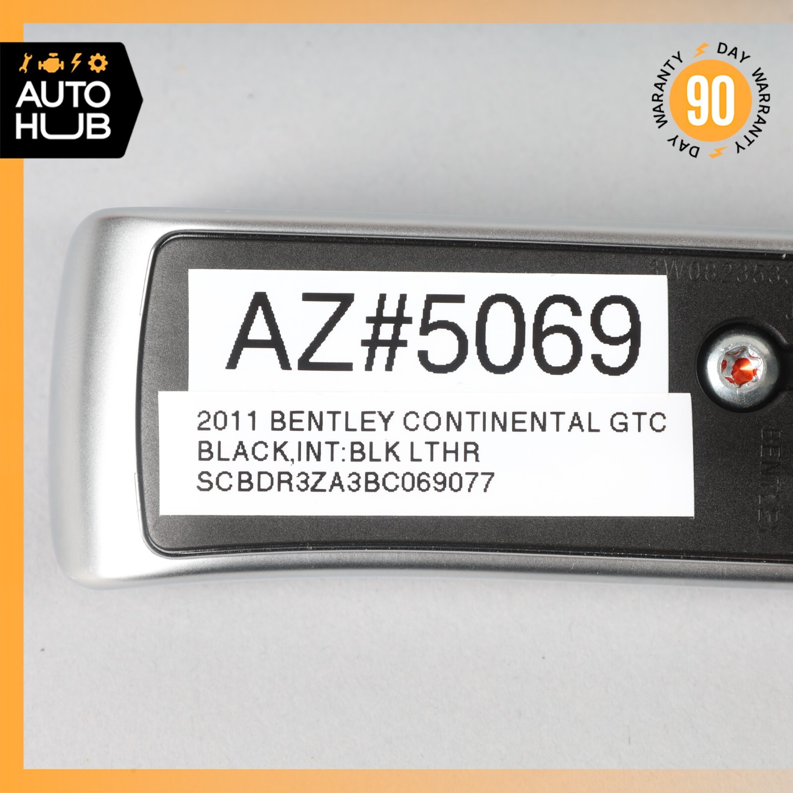 03-12 Bentley Continental GTC GT Front Hood Bonnet Release Handle OEM 59k