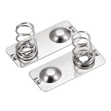 Battery Spring Plate AAA Battery Contact Nickel Plate 20mmx9mm for DIY 20 Pcs