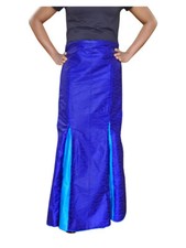 Royal Blue African Cotton Skirt