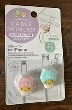 Daiso x Sanrio Little Twin Stars Cable Protector for iPhone NEW US Seller