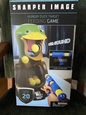 Sharper Image Hungry Duck Target Feeding Game with Sound