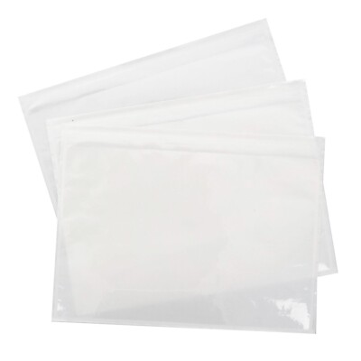 Lieferscheintaschen Transparent selbstklebend ohne Aufdruck für Versand C4 C5 C6