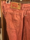 501 Levis Men  Jeans 36x32 Orange Button Fly — photo 2