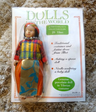 Porcelain Dolls of the World No. 29 Tibet in Traditional Costume