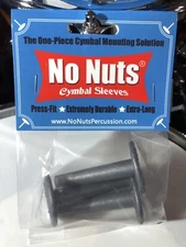 Cymbal Sleeve - No Nuts Flexible Cymbal Sleeves 3-PK (SILVER)