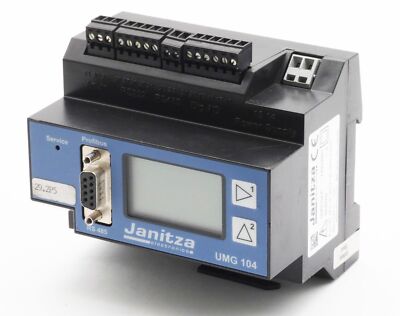 Janitza electronics UMG 104 UMG104 P 5220002 power analyzer -used-
