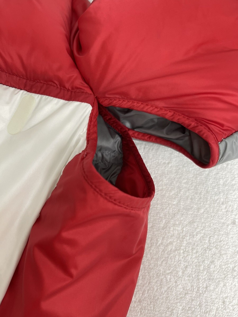 MONCLER GENIUS Men's Down Jacket Coat Puffer Red/Gray/White MONCLER GENIUS Men's Down Jacket Coat Puffer Red/Gray/White