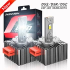 D5S LED Headlight Bulbs High-Low for chevy Silverado 1500 2016-2018 Replace HID