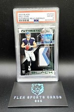 2023 Panini Black Will Levis Futuristic Relic Emerald 15/25 Tri Patch PSA 8 🔵🧨