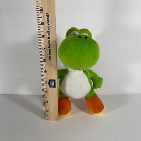 Yoshi Plush 2010 Nintendo Super Mario Bros Plush Green Stuffed Toy 9" NES