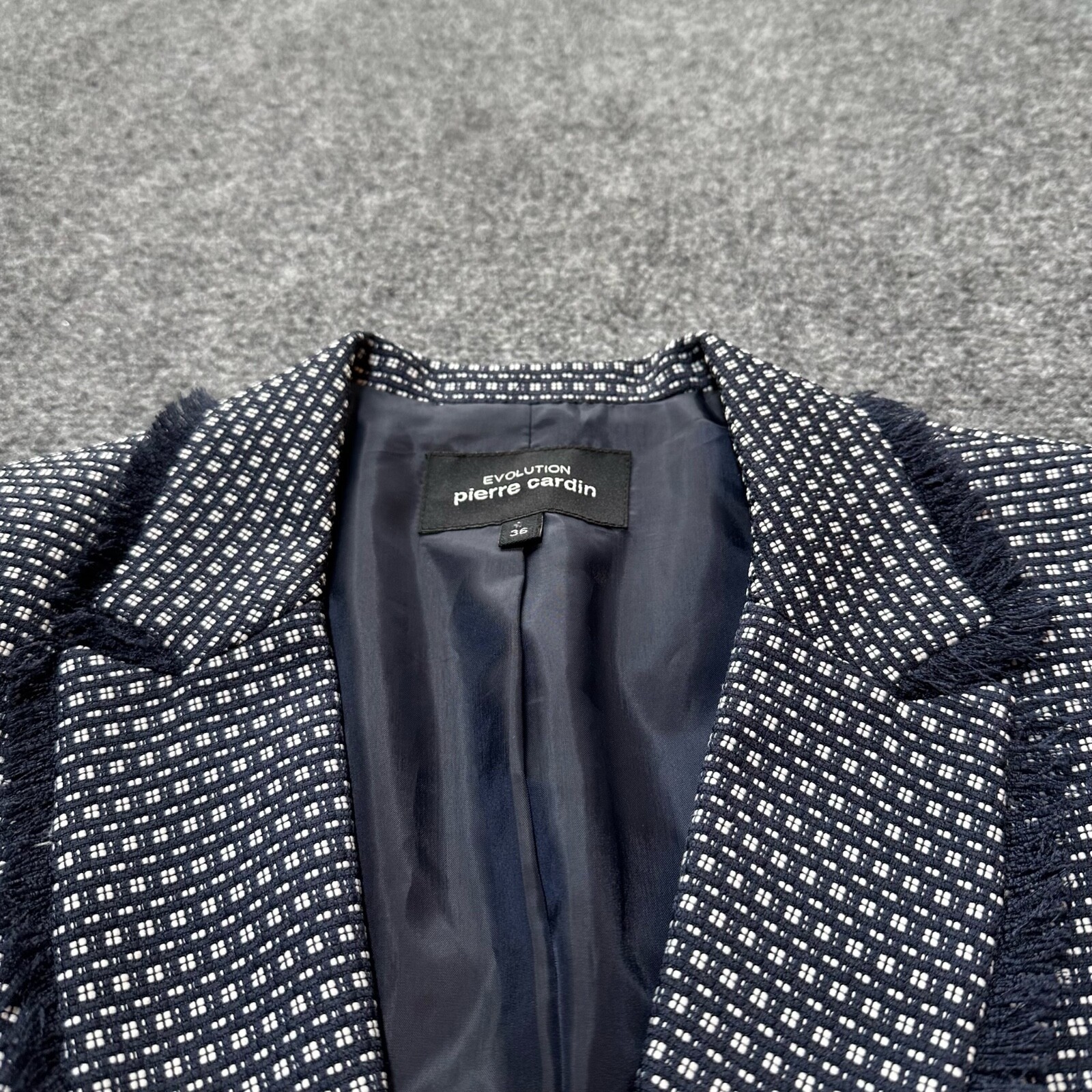 Evolution Pierre Cardin Blazer Jacket Womens 36 B… - image 8