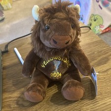 Vintage Souvies Bison - Yellowstone Collectable Plush 2004 with Tag