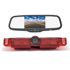 Reverse Backup Rear View camera +7" Mirror Monitor for Chevy Express /GMC Savana