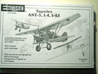 2 NIB 1:72 Encore kits 1013 Tupolev ANT-5 I-4 I-4Z choice 3 finishes FREE  SHIP — photo 1