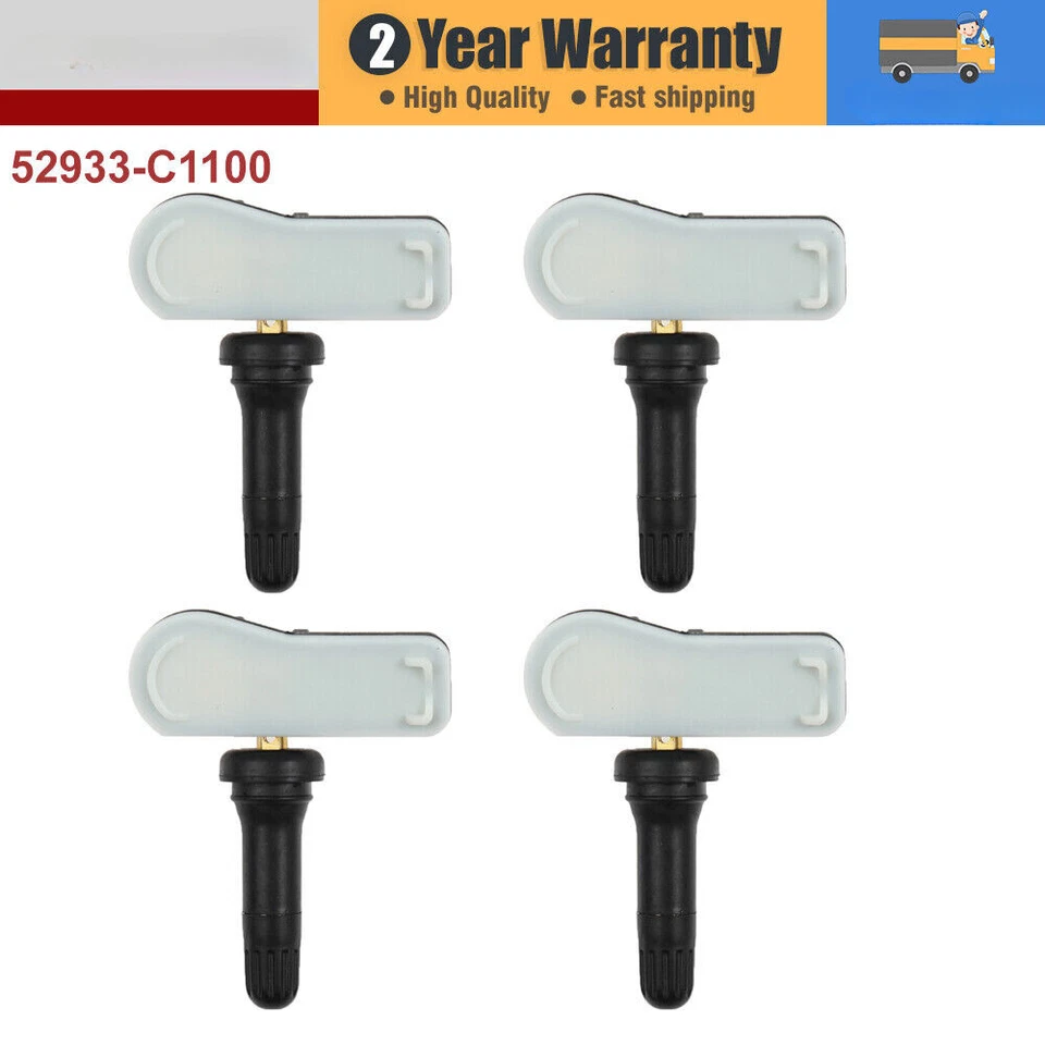 4X Sensor de presión de neumáticos TPMS para Hyundai IX25 Tucson I40 IX35 Sonata 2014-2018 Foto 4 de 4